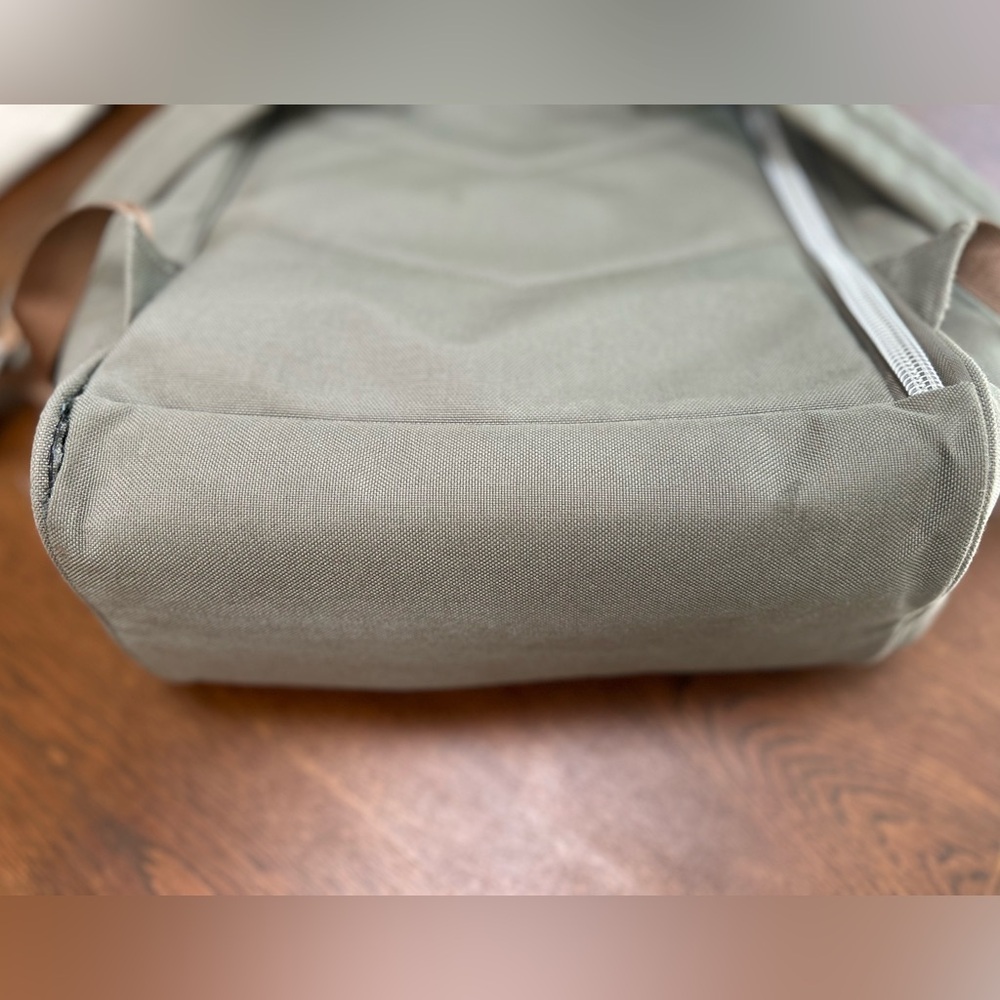 HIMAWARI Holly Daze 15” Waterproof Canvas Backpack-Out Of Stock on website. Gray - Picture 6 of 14